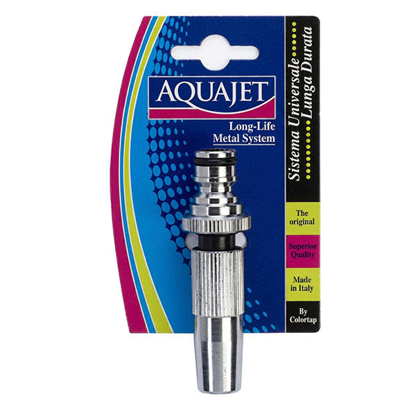 Aquajet Lancia Regolabile con Flusso Autocentrante Cromata - AQUAJET - Immagine 2